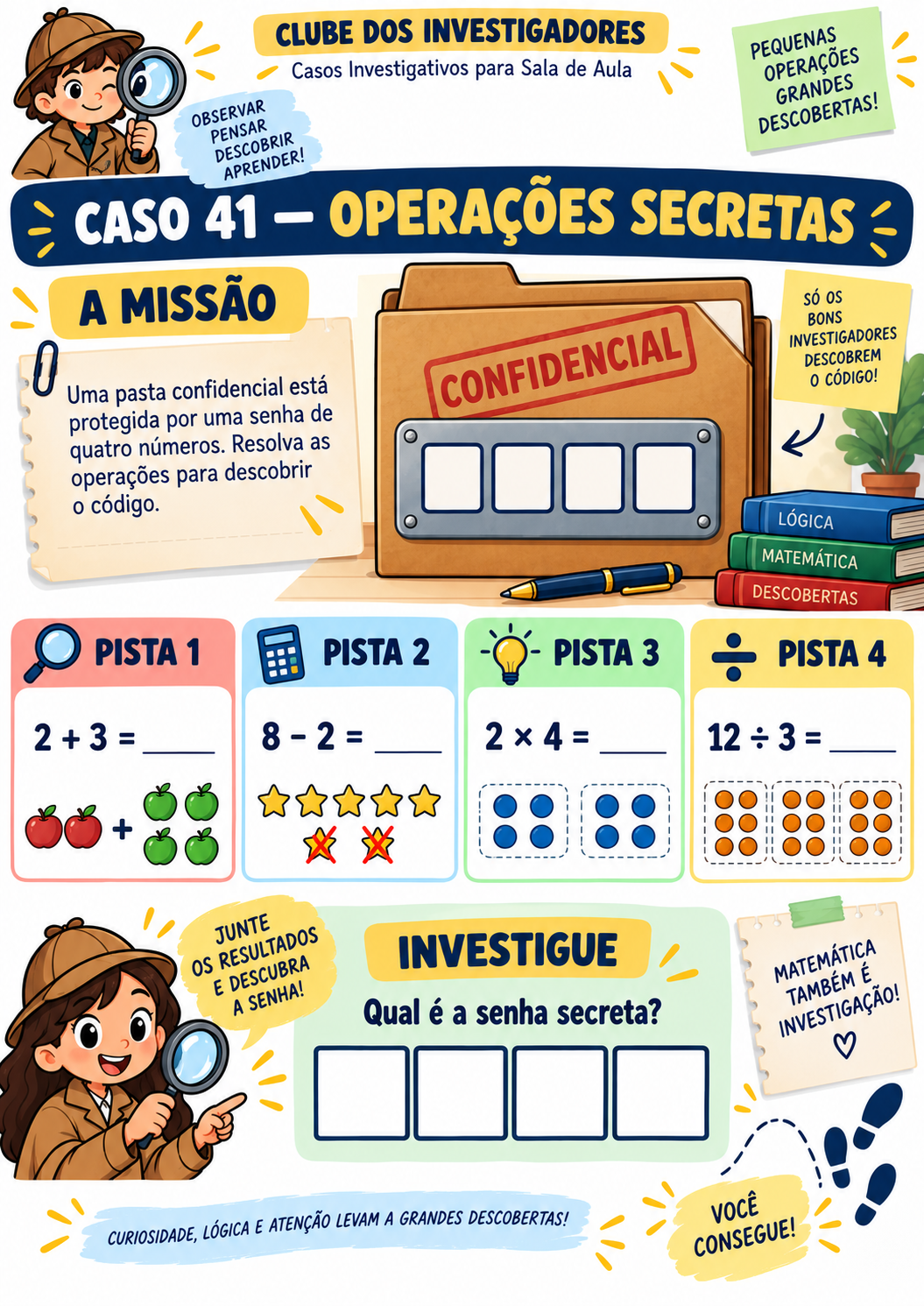Caso 41 · Operações Secretas