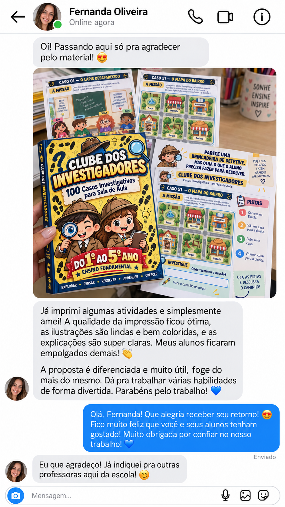 Print de Depoimento Real 2