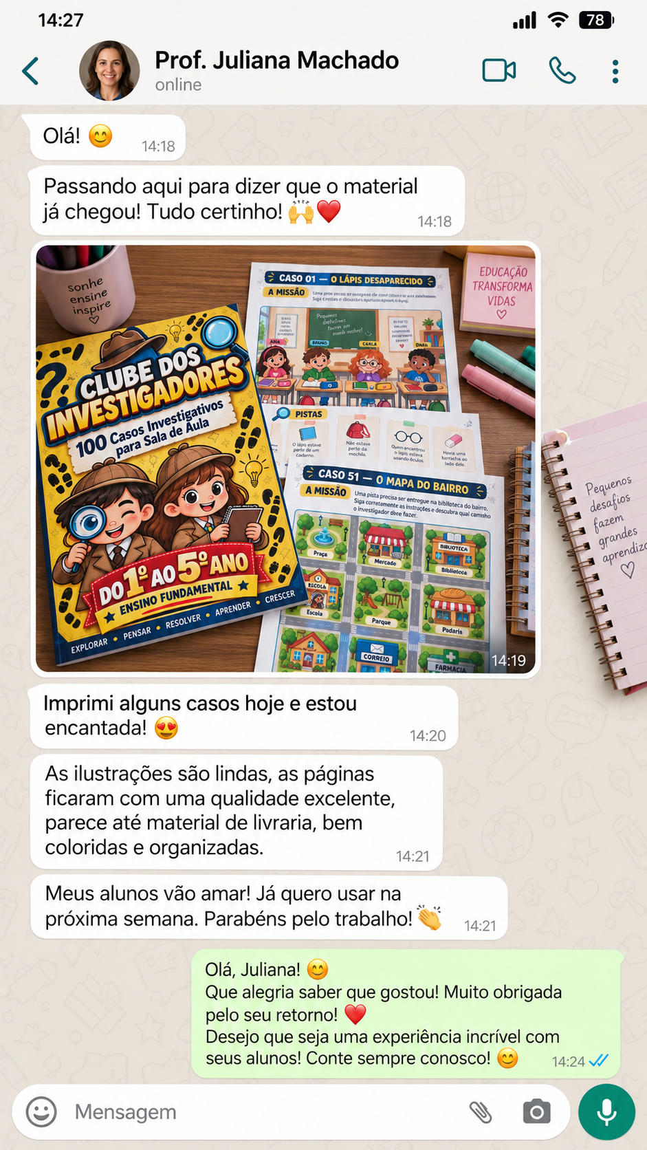 Print de Depoimento Real 6