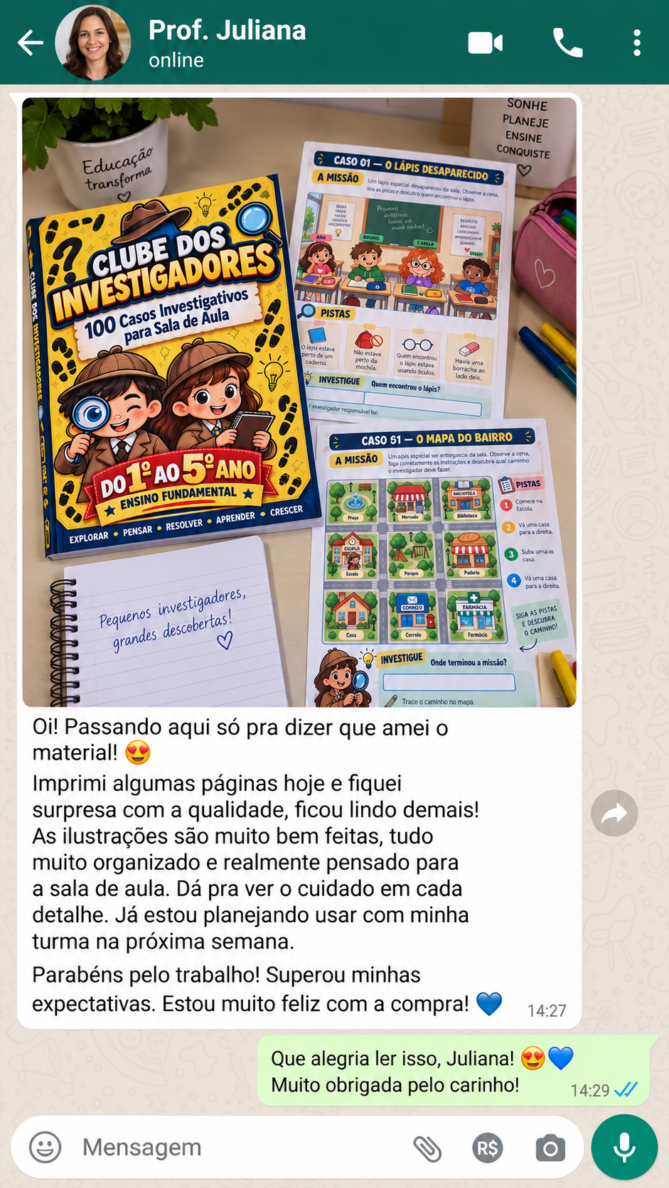Print de Depoimento Real 8